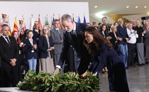 reyes acto homenaje victimas DANA 20251029 14