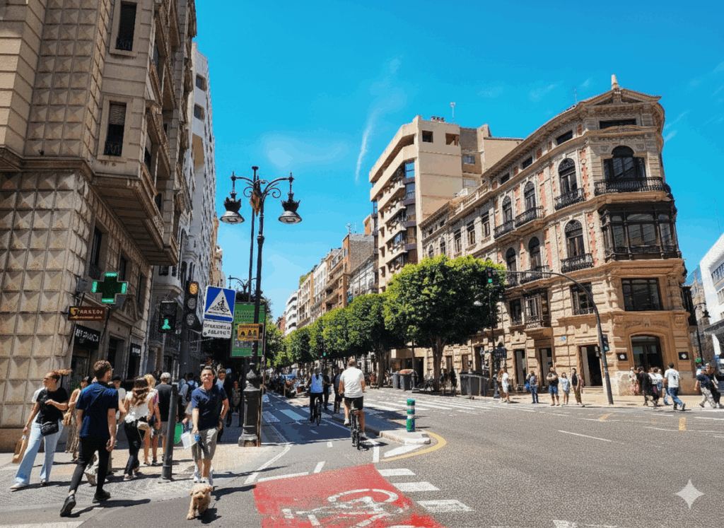 Colon entra en el top 9 de calles comerciales mas caras y consolida a Valencia en el mapa del lujo 2