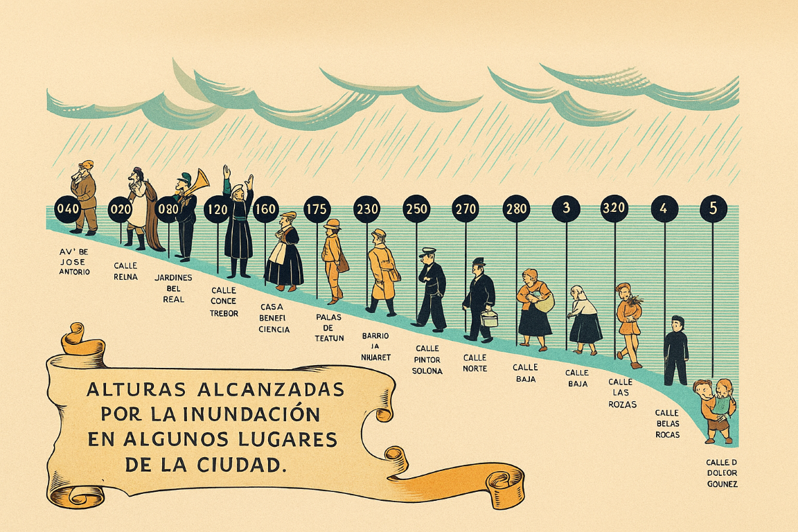 riada de Valencia 1957 historia Turia inundacion Plan Sur memoria historica patrimonio valenciano Mediana 1
