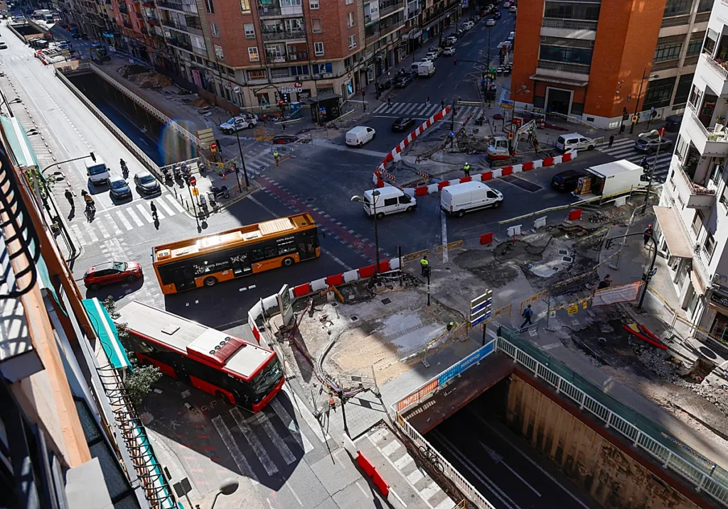 Historia y futuro del túnel de Pérez Galdós en Valencia: de autopista urbana a avenida verde 6 tunel perez galdos valencia 1