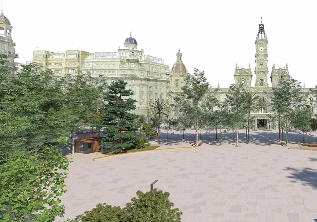La nueva plaza del Ayuntamiento recuperará la huella romana de Valencia con un homenaje a la Vía Augusta 2 5eabe9c6bf61320275cd5d1edb296fbb3b22a32d 1