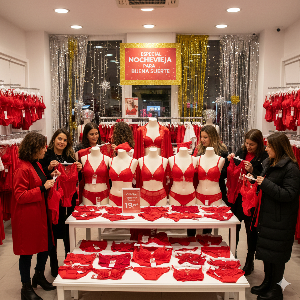 Por que es tradicion llevar algo rojo en Nochevieja y por que casi siempre es ropa interior