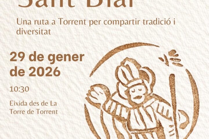 CARTEL RUTA SAN BLAI