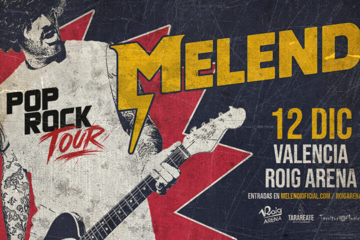 Cartel Concierto Melendi Roig Arena