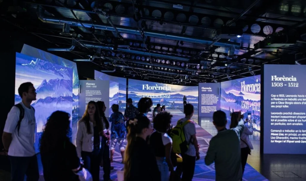 Exposicion inmersiva de Leonardo Da Vinci en Valencia ciencia arte y genio 4