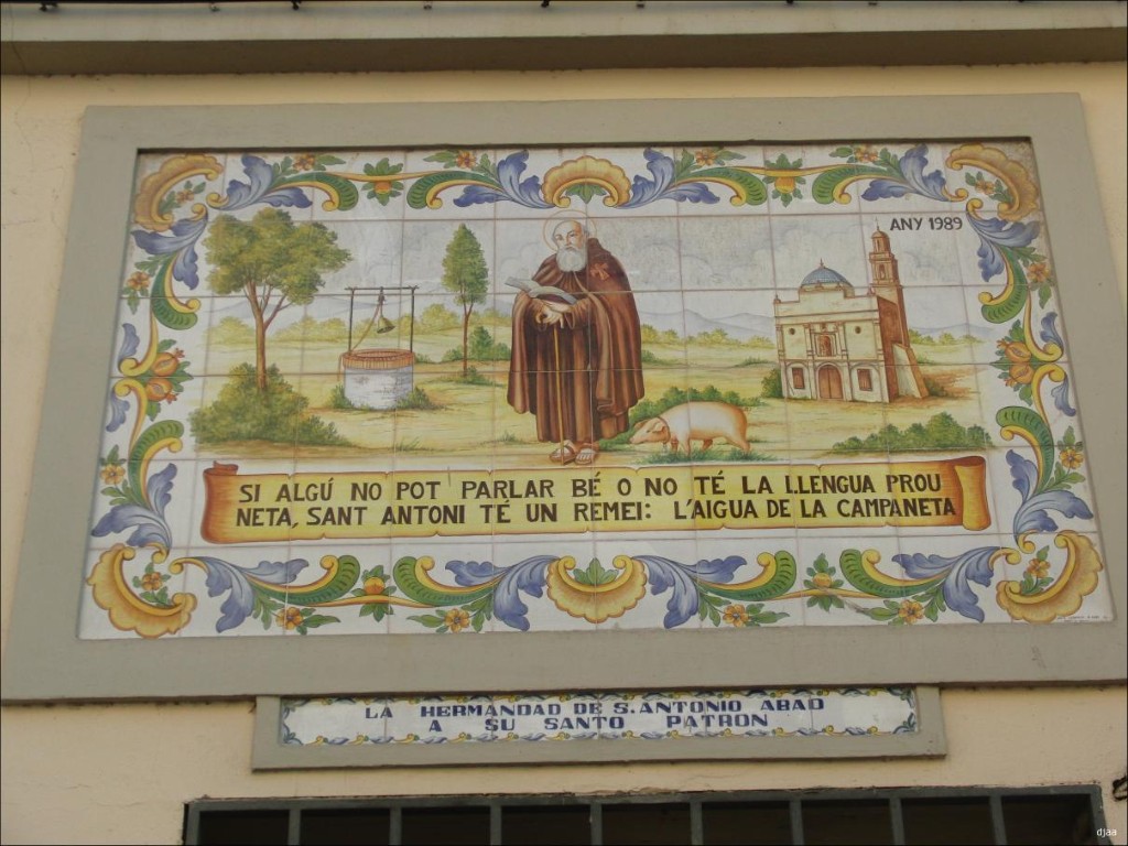 Siete siglos y medio de devoción antoniana en Valencia 7 Historia San antonio abad Valencia bendicion animales 2 Mediana