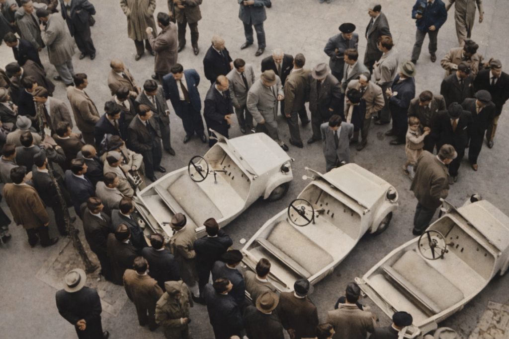 Valencia 1955: cuando el Biscúter sorprendió a la ciudad 3 cuando el Biscuter sorprendio a la ciudad 2 Mediana