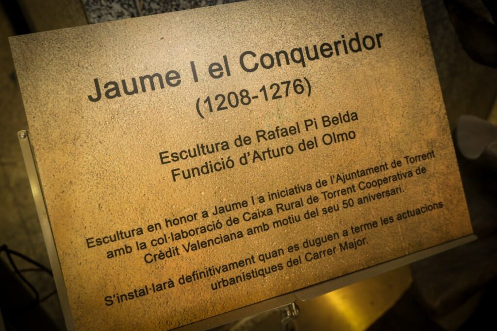 Torrent impulsa la ubicacion de la escultura de Jaume I y una programacion cultural para conmemorar en 2026 el 750 aniversario de su muerte 2 Mediana