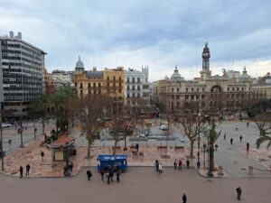 arranca el montaje de las mascletaes de Fallas 1