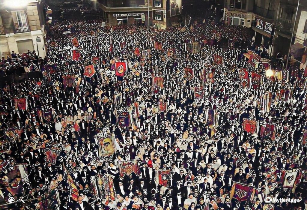historia de la crida fallas de valencia en blanco y negro 6