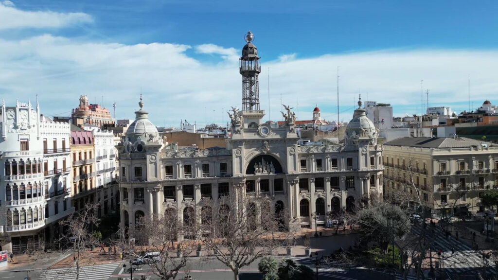 plaza del Ayuntamiento Valencia edificio correos