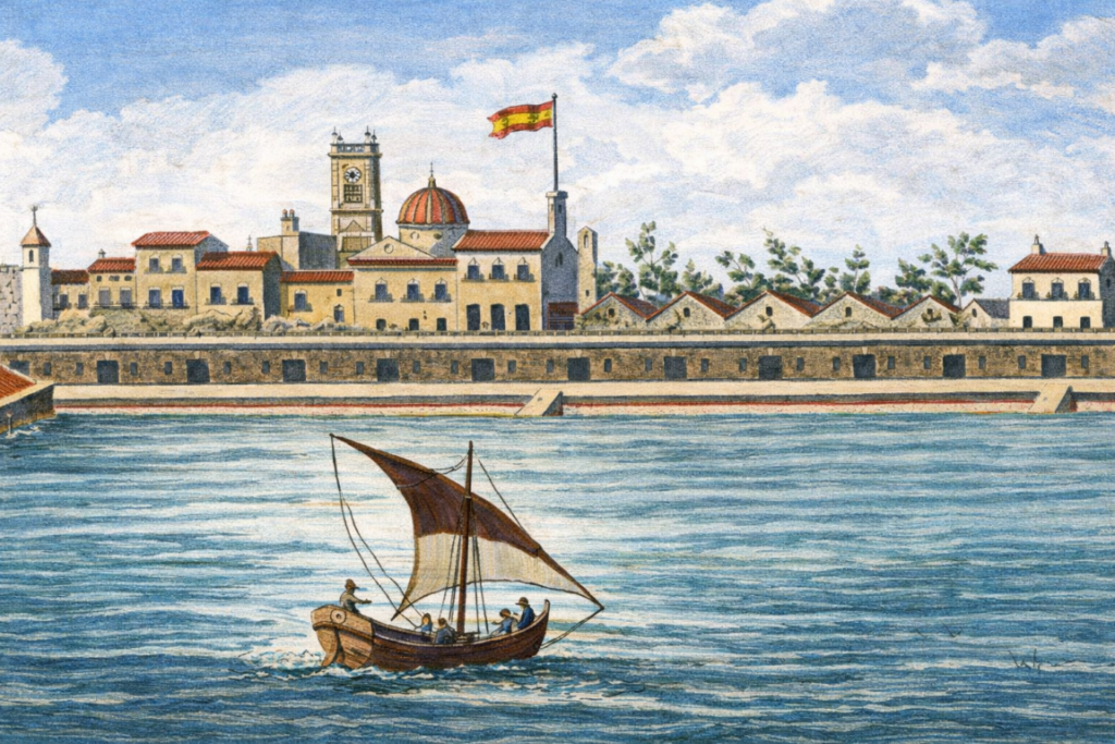 El grabado del puerto de Valencia de 1795: la imagen que documentó el nacimiento del Grao moderno 4 puerto valencia 1700 1 Mediana