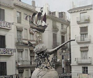 1 Falla de 1943. Foto archivo Falla Merced