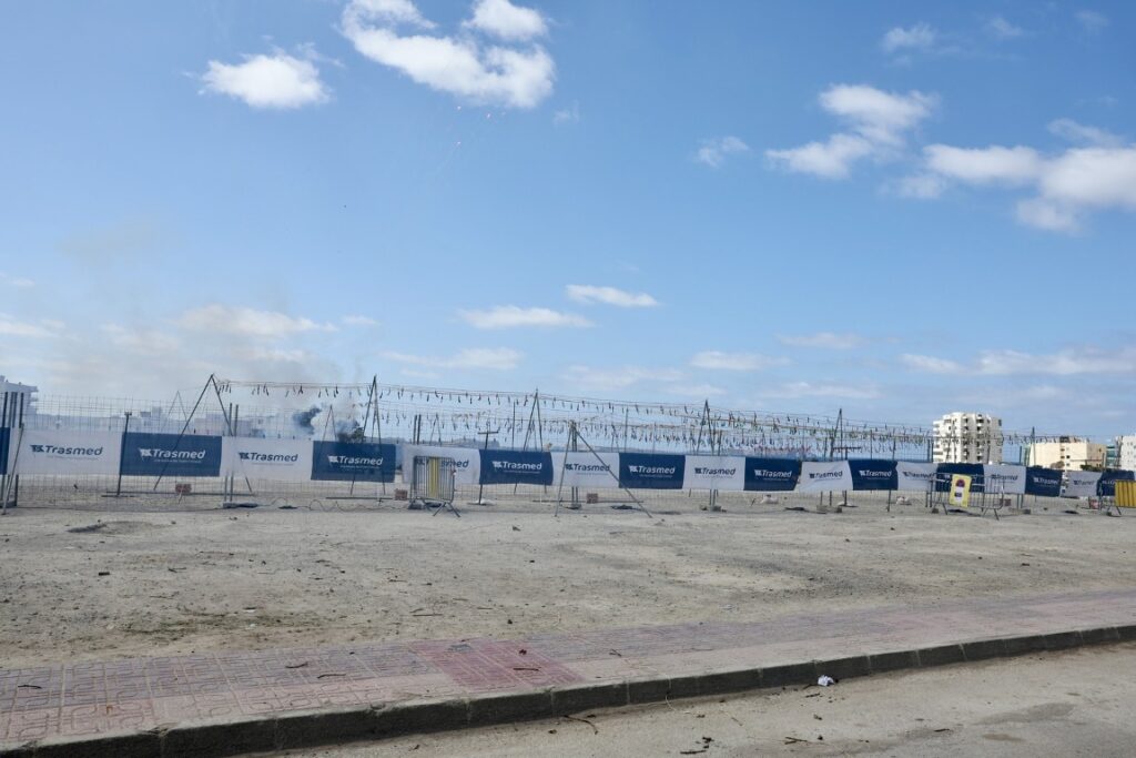 fotografies de la mascleta en Sant Antoni de Portmany Eivissa 5 Mediana