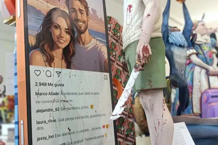 la perturbadora escena no pasa desapercibida para los visitantes dc1d