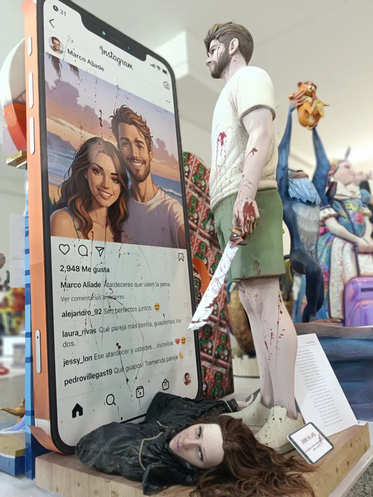 la perturbadora escena no pasa desapercibida para los visitantes dc1d