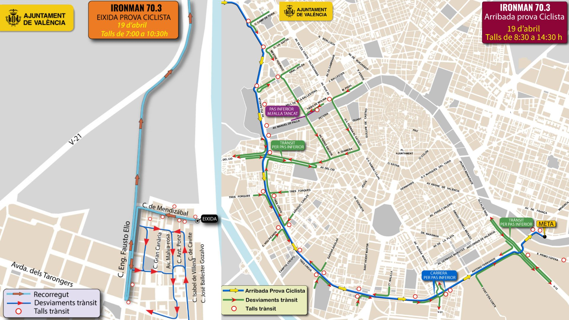 0415 Transit Ironman exida i arribada rpova volta ciclista val 1