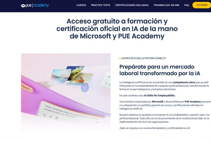 0511 Acord Microsoft cursos IA Ciutadania web