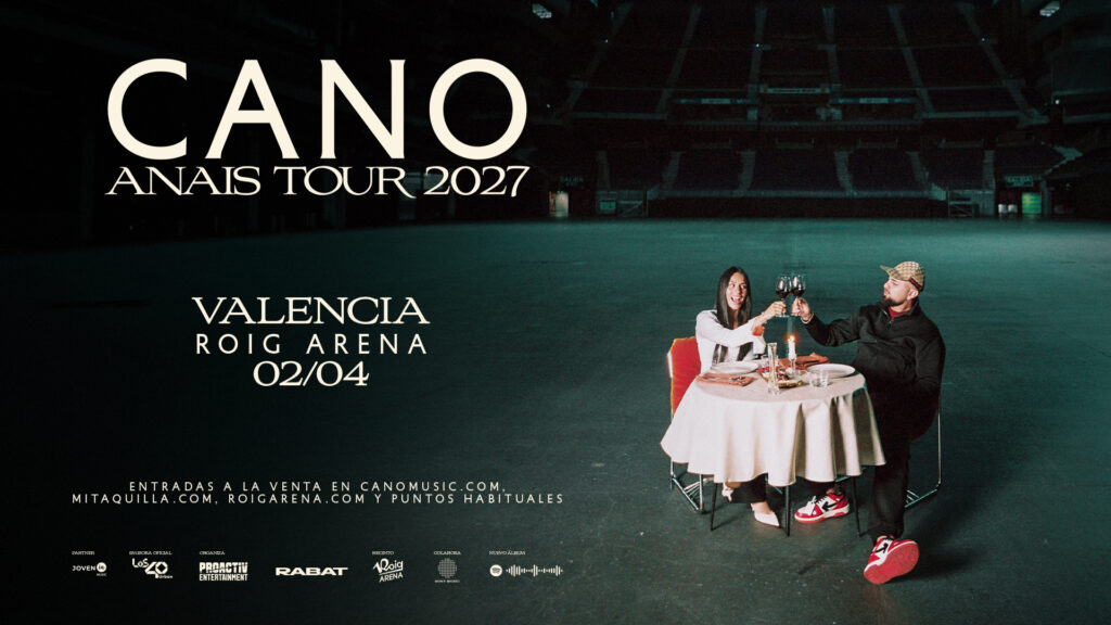 Cartel Concierto Cano Roig Arena