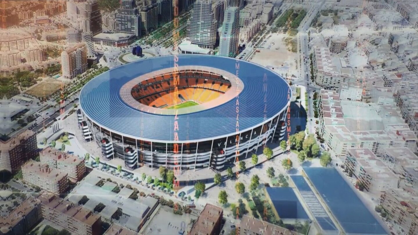 Projecte del nou Mestalla