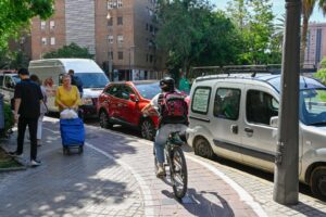 carril bici de la avenida de la Plata 4 1
