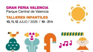 0709 Cartell Tallers Infantils Gran Fira de Valencia detall