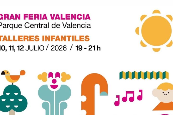 0709 Cartell Tallers Infantils Gran Fira de Valencia detall