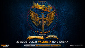 Cartel Concierto Judas Priest en Roig Arena