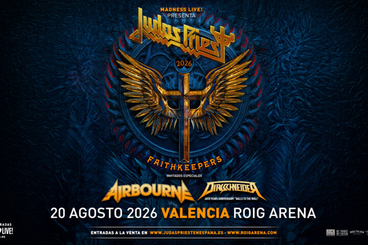 Cartel Concierto Judas Priest en Roig Arena