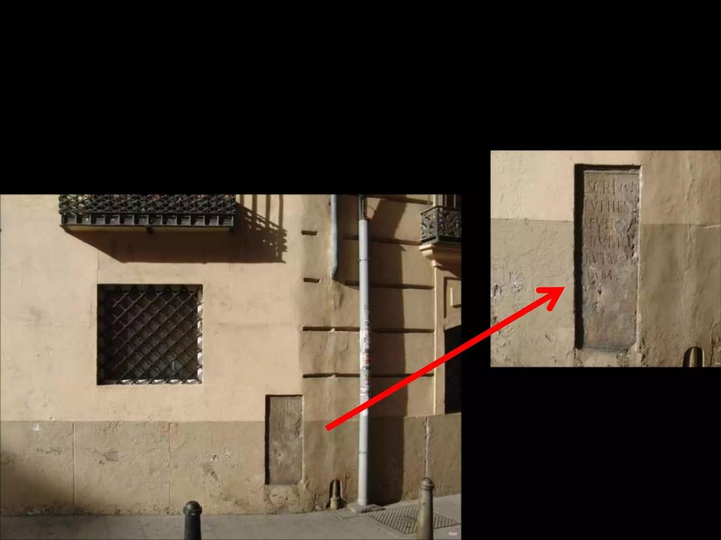 Las piedras romanas escondidas a plena vista en las calles de Valencia 2