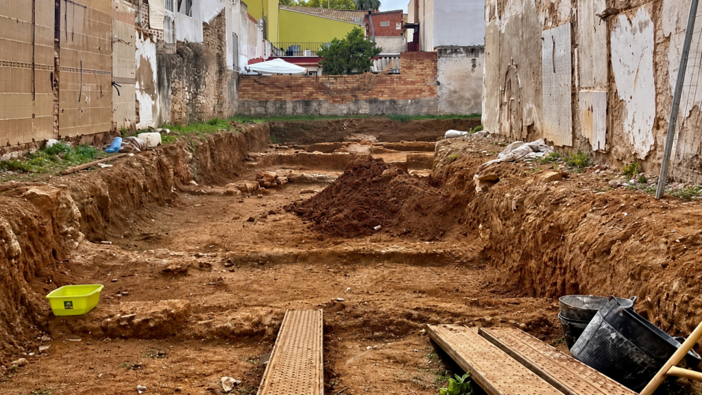 Una excavación en Dénia descubre posibles calles y viviendas de su ciudad islámica 1 file 00000000725c81f98c3551f6743966a2